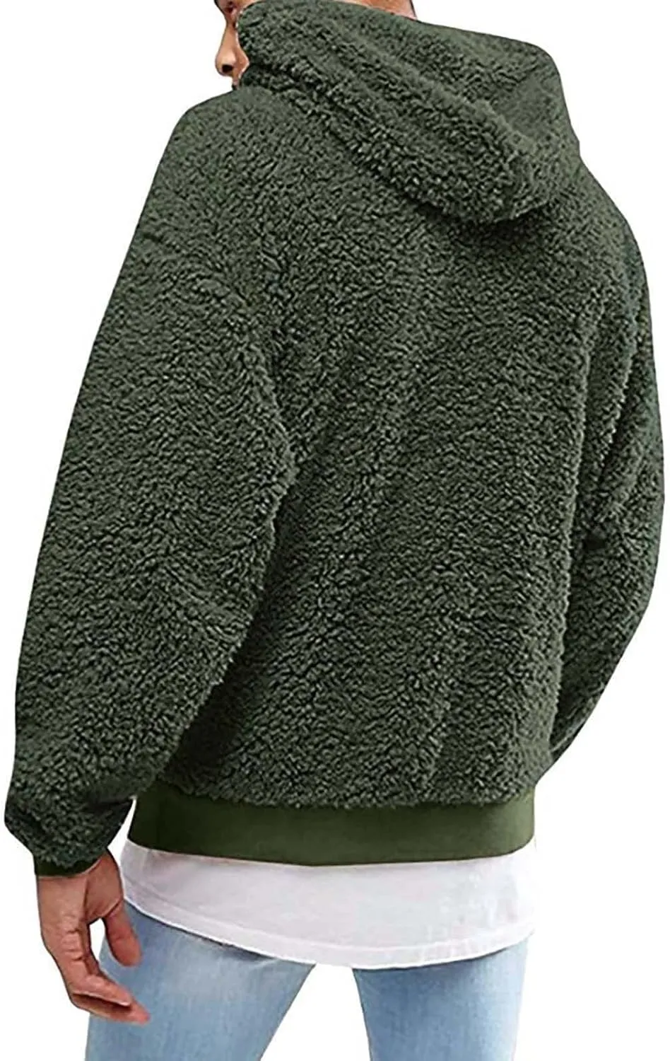 Mens Lightweight Hoodies Bundle Hoodie Long Sleeve Sweatshirt Jacket Plush Sweater Top Pullover Hoodie Men
