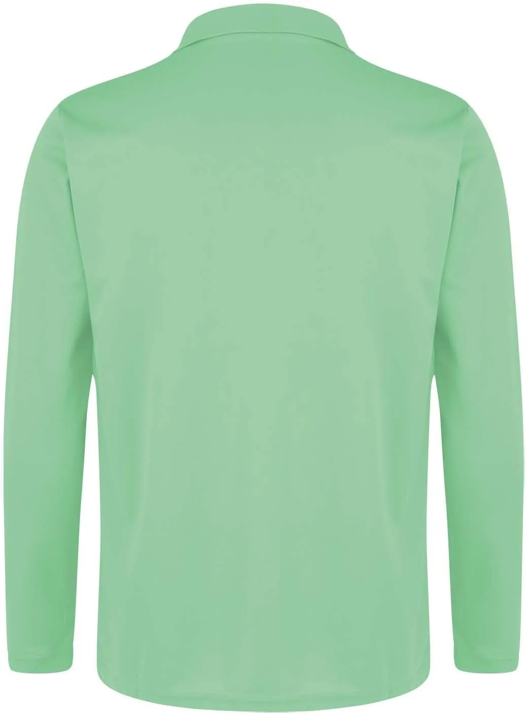 Men's Pique Polo Shirts Casual Work T-Shirts Quick Dry Long Sleeve Golf Shirt Pique Jersey Baseball Collared Tee Tops