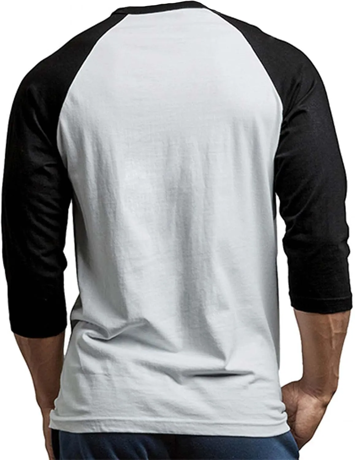 Men's Raglan Baseball Tee Shirt - Casual T-Shirts