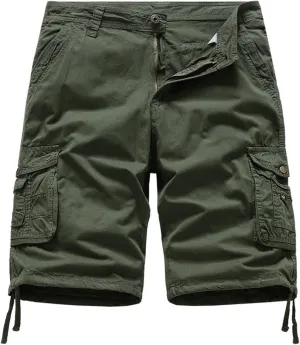 Men's Relaxed Fit Cargo Shorts Multi-Pocket Outdoor Sports Summer Cargo Shorts