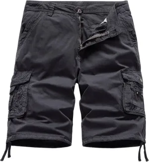 Men's Relaxed Fit Cargo Shorts Multi-Pocket Outdoor Sports Summer Cargo Shorts