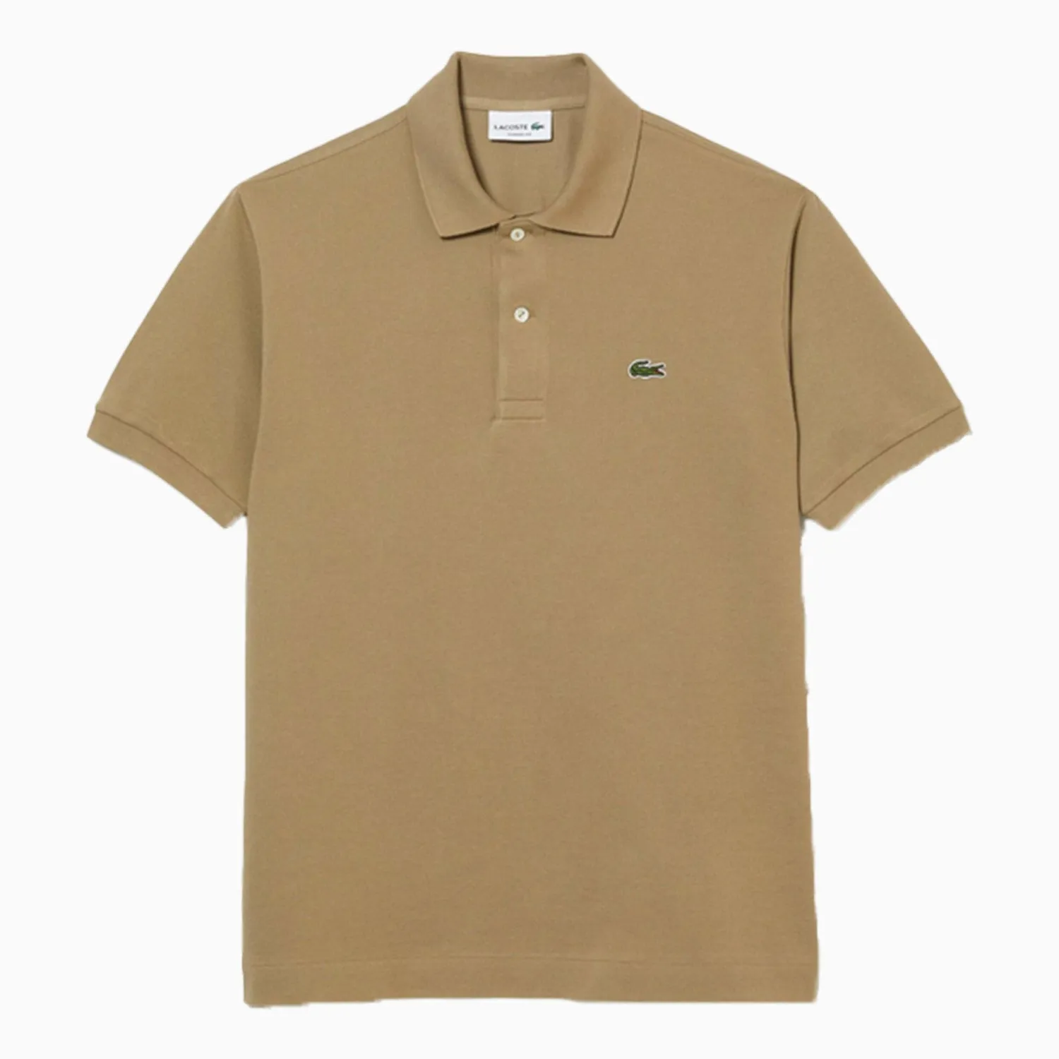 Men's Short Sleeved Ribbed Collar Polo Shirt