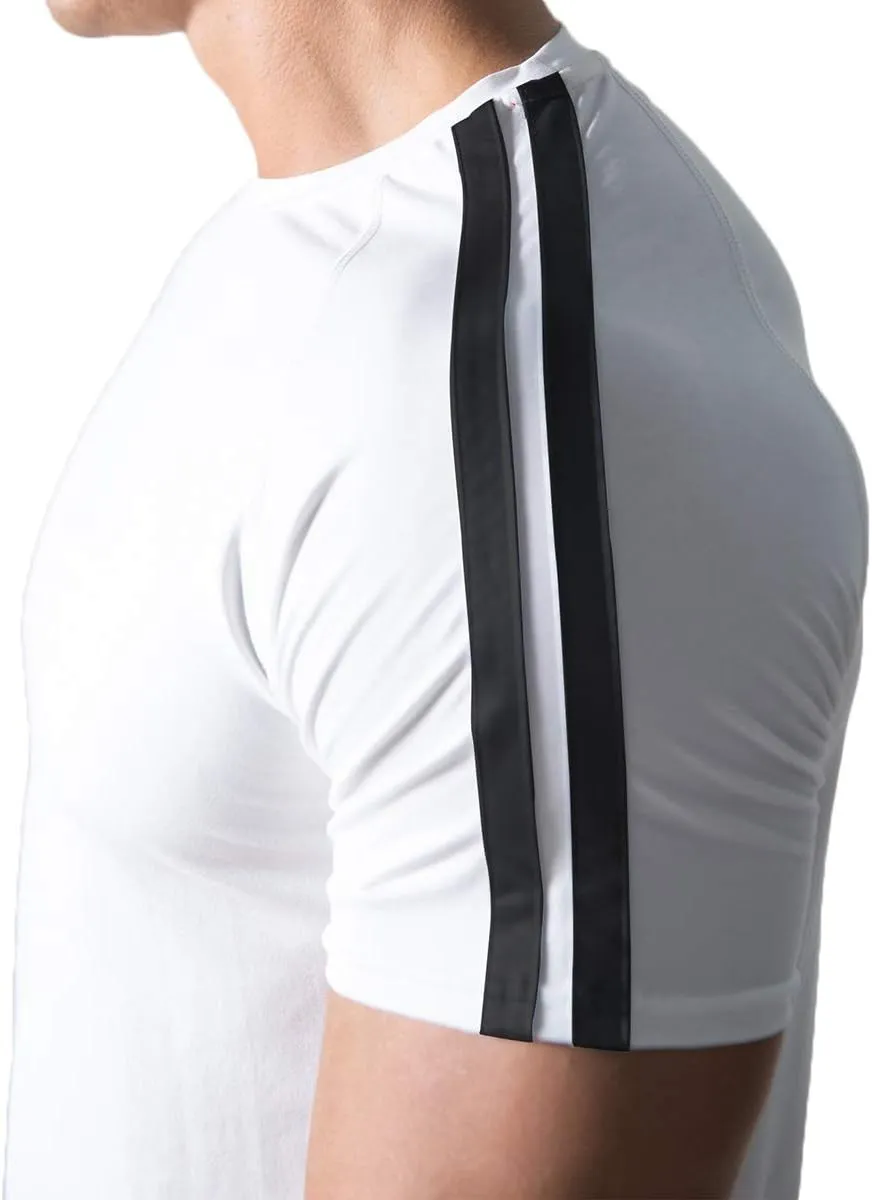 Mens Slim Fit Short Sleeve Workout T-Shirts Casual Gym Tops Hipster Athletic T-Shirts Jogging Shirts for Men T40