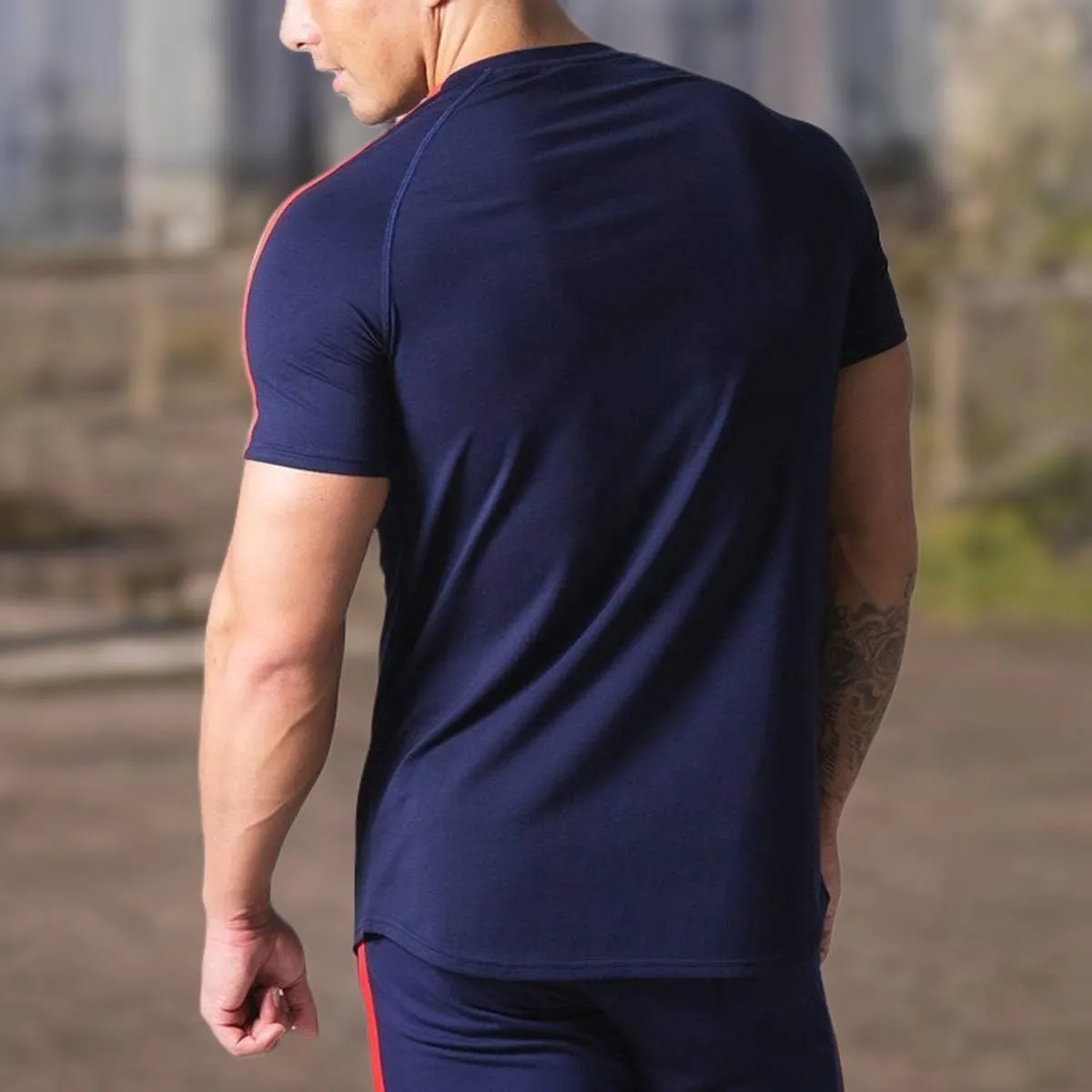 Mens Slim Fit Short Sleeve Workout T-Shirts Casual Gym Tops Hipster Athletic T-Shirts Jogging Shirts for Men T40