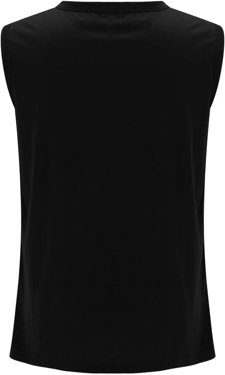Men's Workout Tank Tops Athletic Bodybuilding Workout Muscle Cut Off Shirt Moisture Wicking Summer Sleeveless Shirts