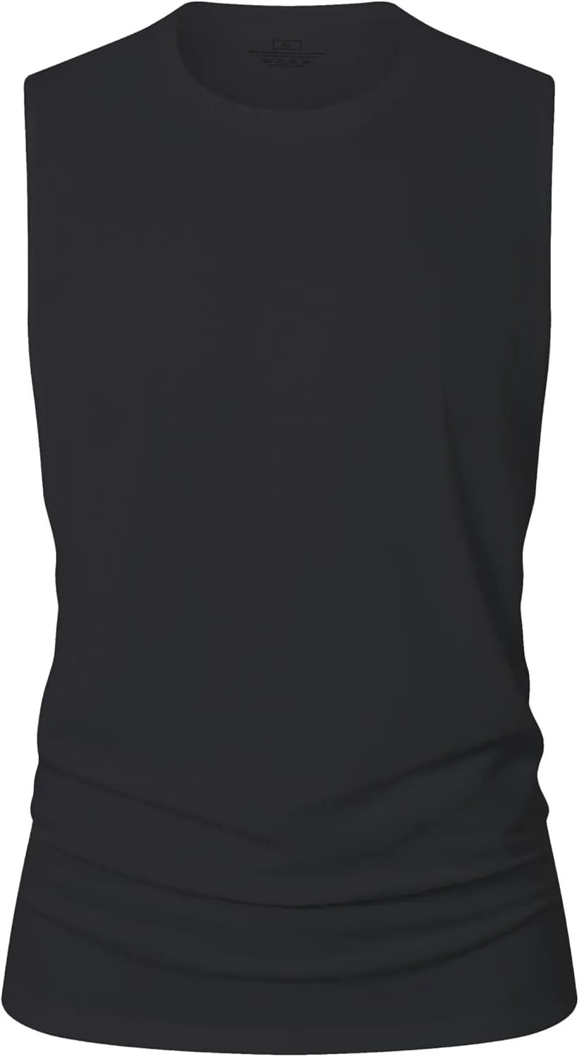 Men's Workout Tank Tops Cotton Gym Muscle Sleeveless T-Shirts Bodybuilding Fitness Athletic Tank Tops