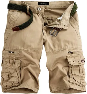 Meymia Mens Cargo Shorts,2023 Summer Men Utility Camo Zipper and Button Closure Straight Leg Camping Travel Short Men Boyfriends Husbands Brothers Sons Father Dad Grandfathers Teachers Teen