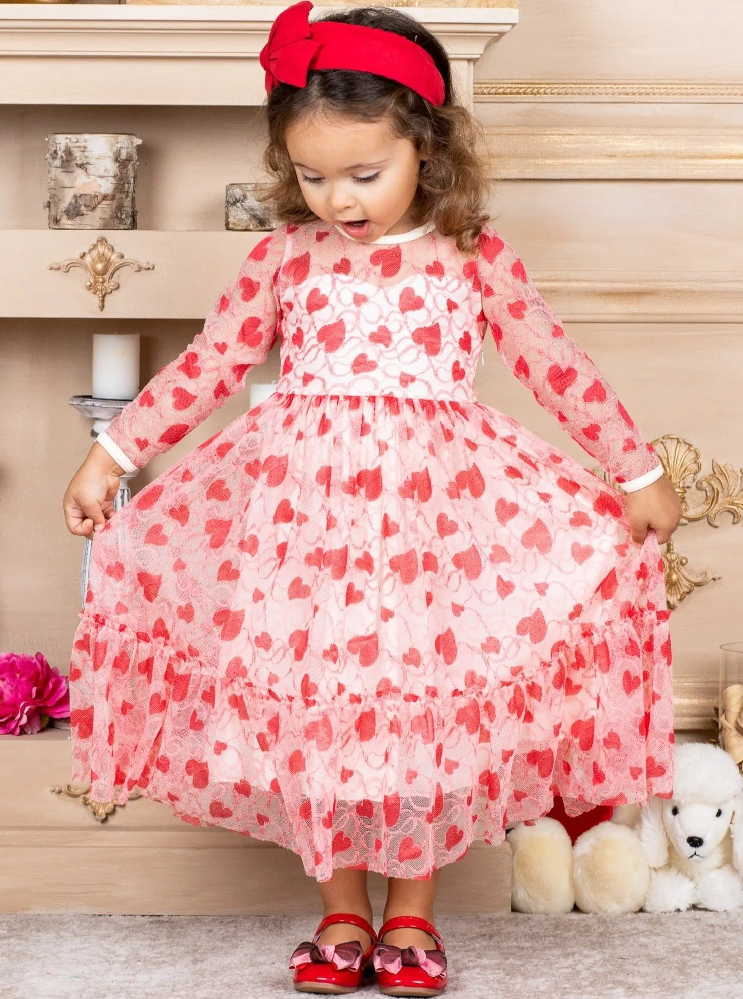 My Lovely Valentine Lace Dress