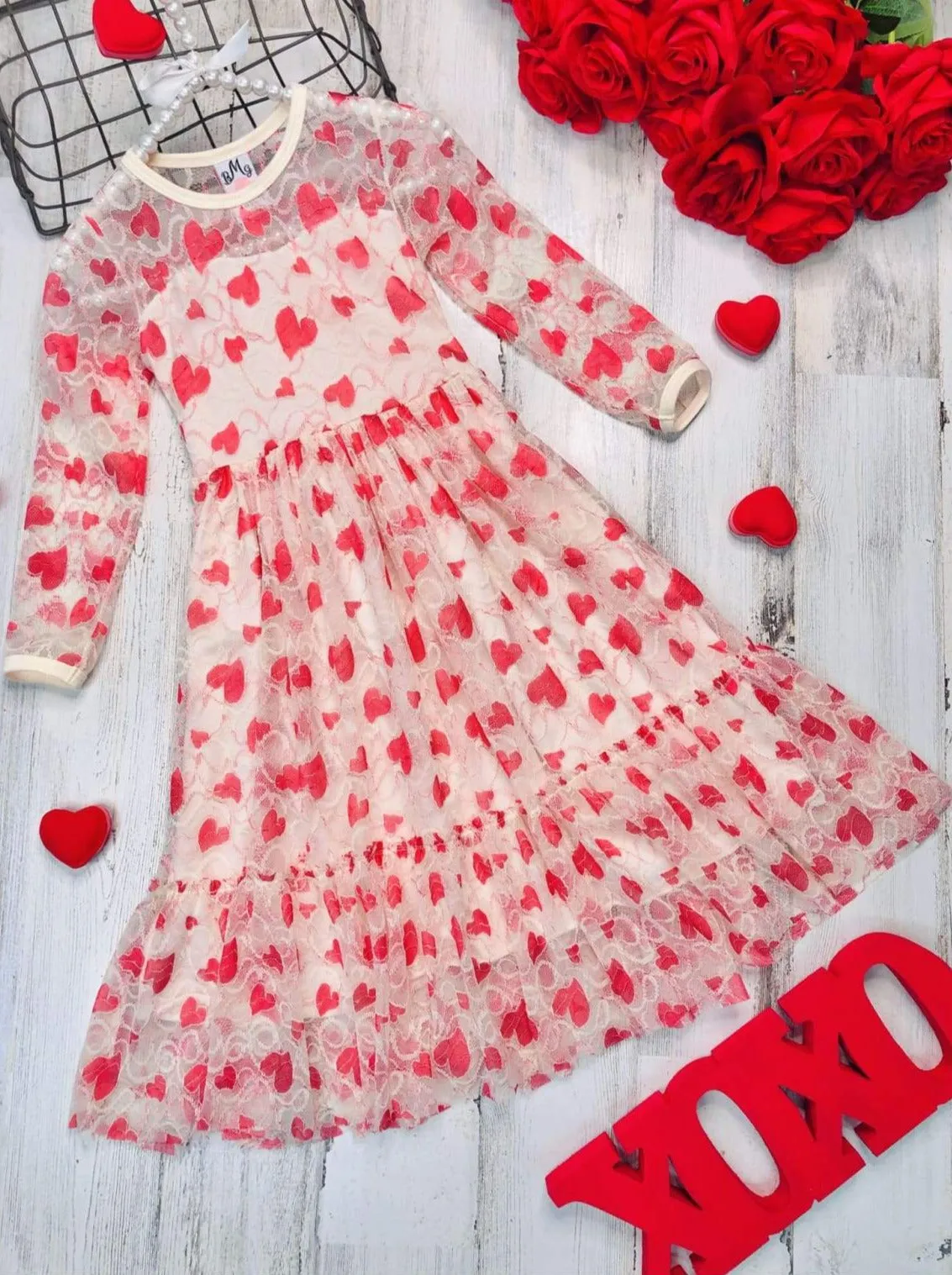 My Lovely Valentine Lace Dress