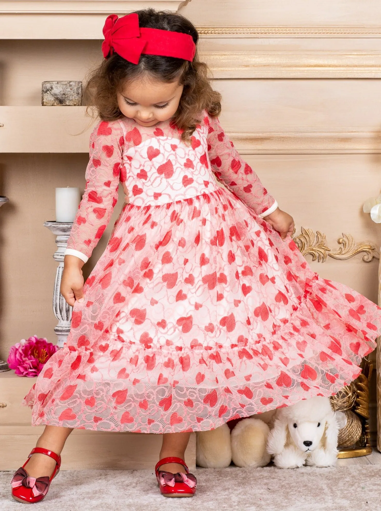 My Lovely Valentine Lace Dress