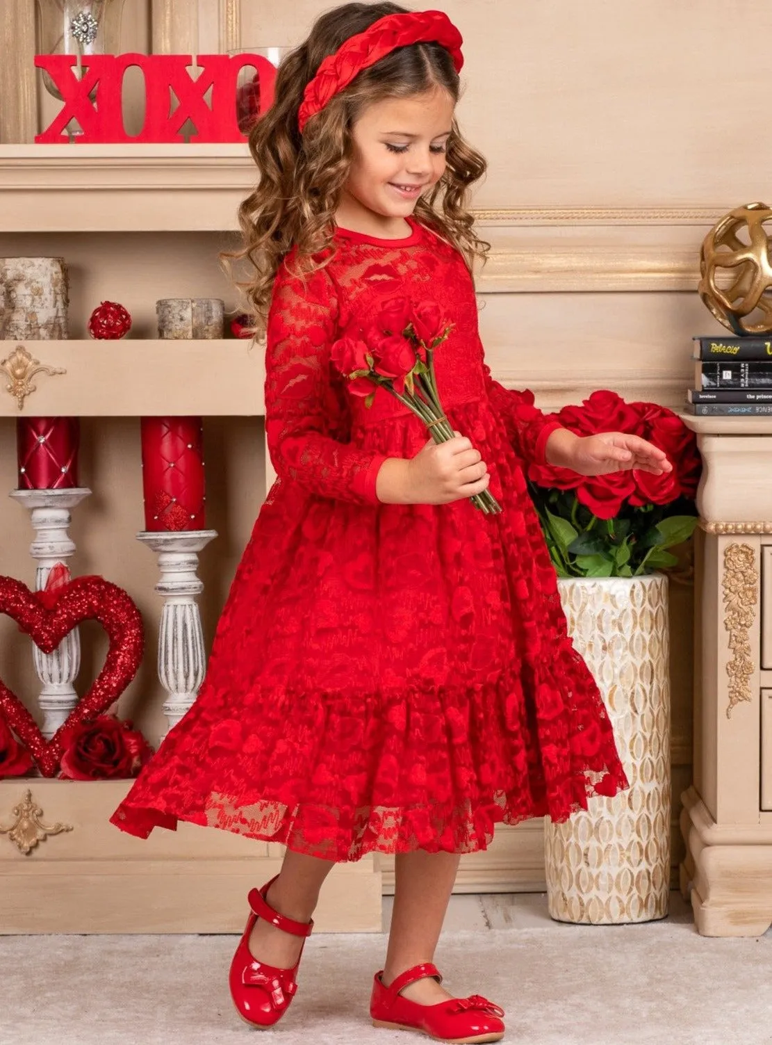 My Lovely Valentine Lace Dress