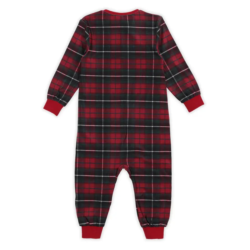 NANO Baby One-Piece Red  Plaid Pajamas