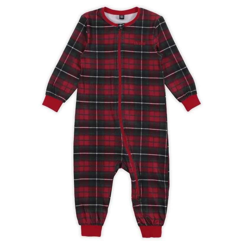 NANO Baby One-Piece Red  Plaid Pajamas