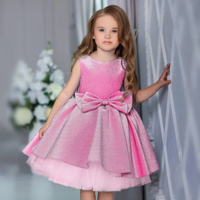 New Girls Floral Elegant Party Birthday Wedding Dresses