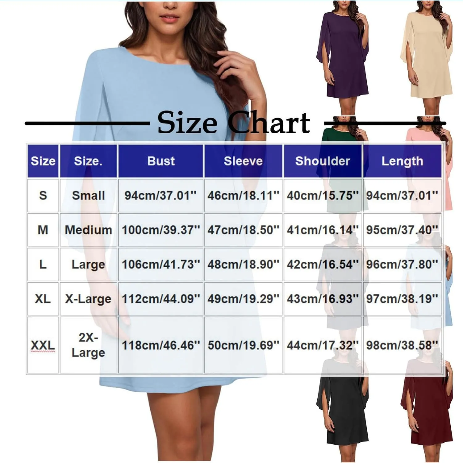 Oplxuo Womens Cocktail Dresses Chiffon Flutter Sleeve Formal Dress Knee Length Wedding Guest Dresses for Women 2025 Trendy