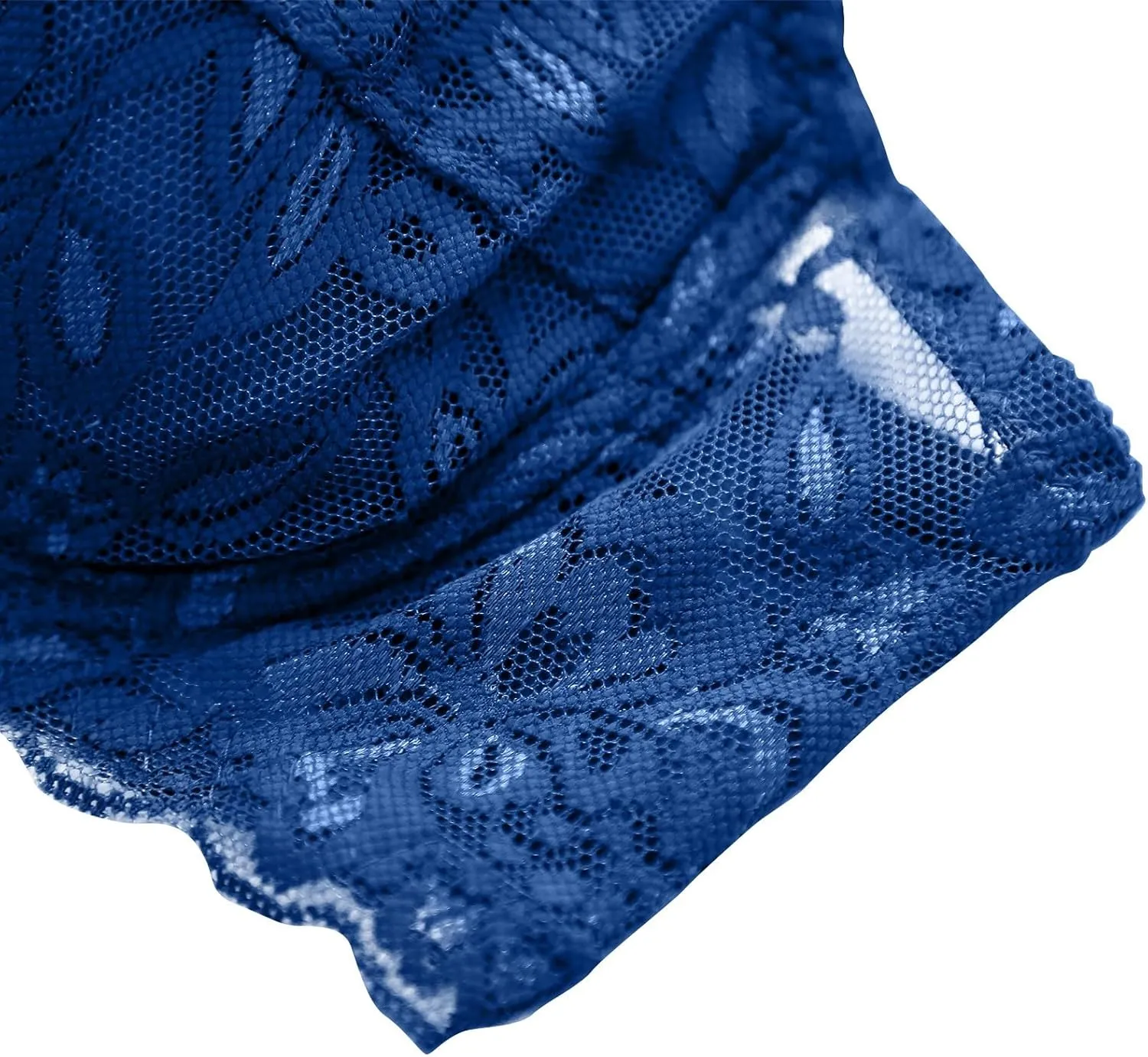 Oplxuo Women's Push Up Bra Floral Lace Sexy Cleavage Underwire Support Plunge Bras Longline Comfy Everyday Bralettes