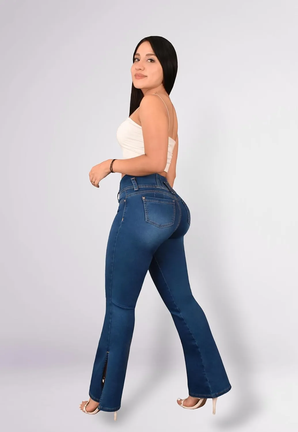 Pantalones Colombianos Levanta Pompa | Butt Lifting High Waisted Jeans for Women | Lipo Jeans