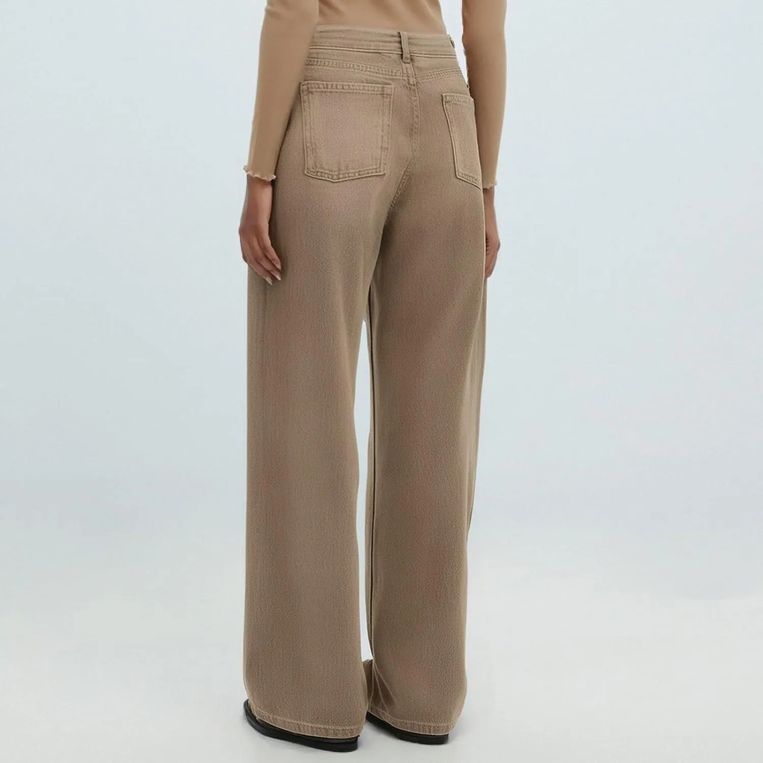 Pants for Women High Waisted Jeans Sweatpants Plus Size Wide Leg with