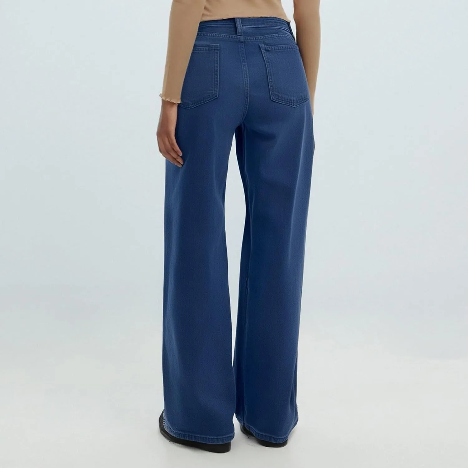 Pants for Women High Waisted Jeans Sweatpants Plus Size Wide Leg with