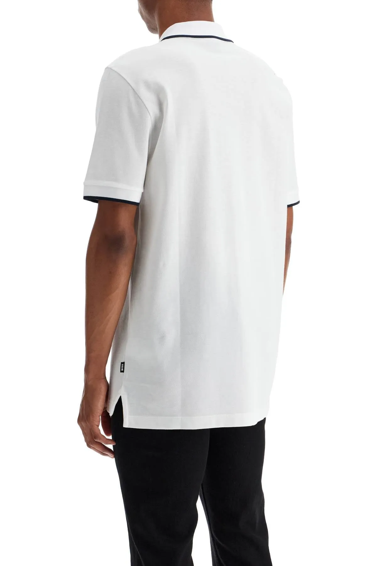 parlay polo shirt with contrast trims 50494697 NATURAL