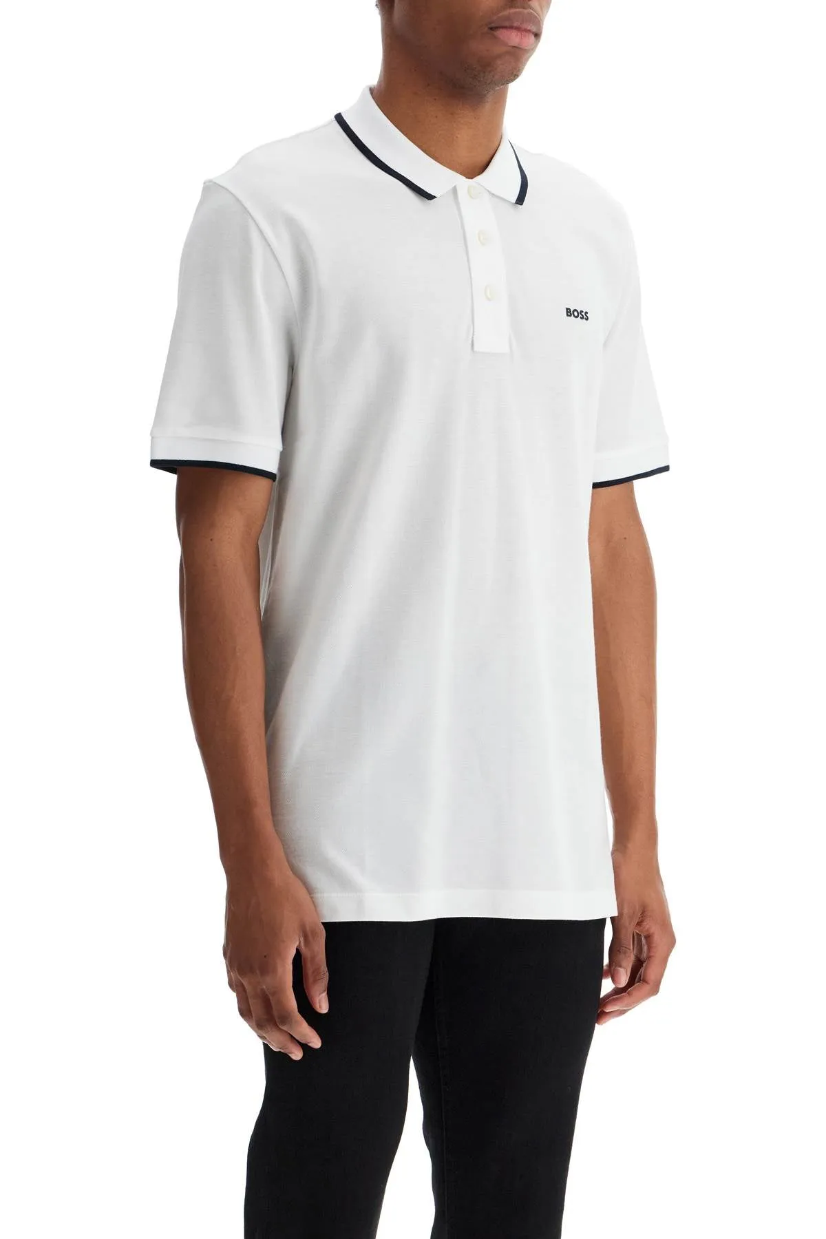 parlay polo shirt with contrast trims 50494697 NATURAL