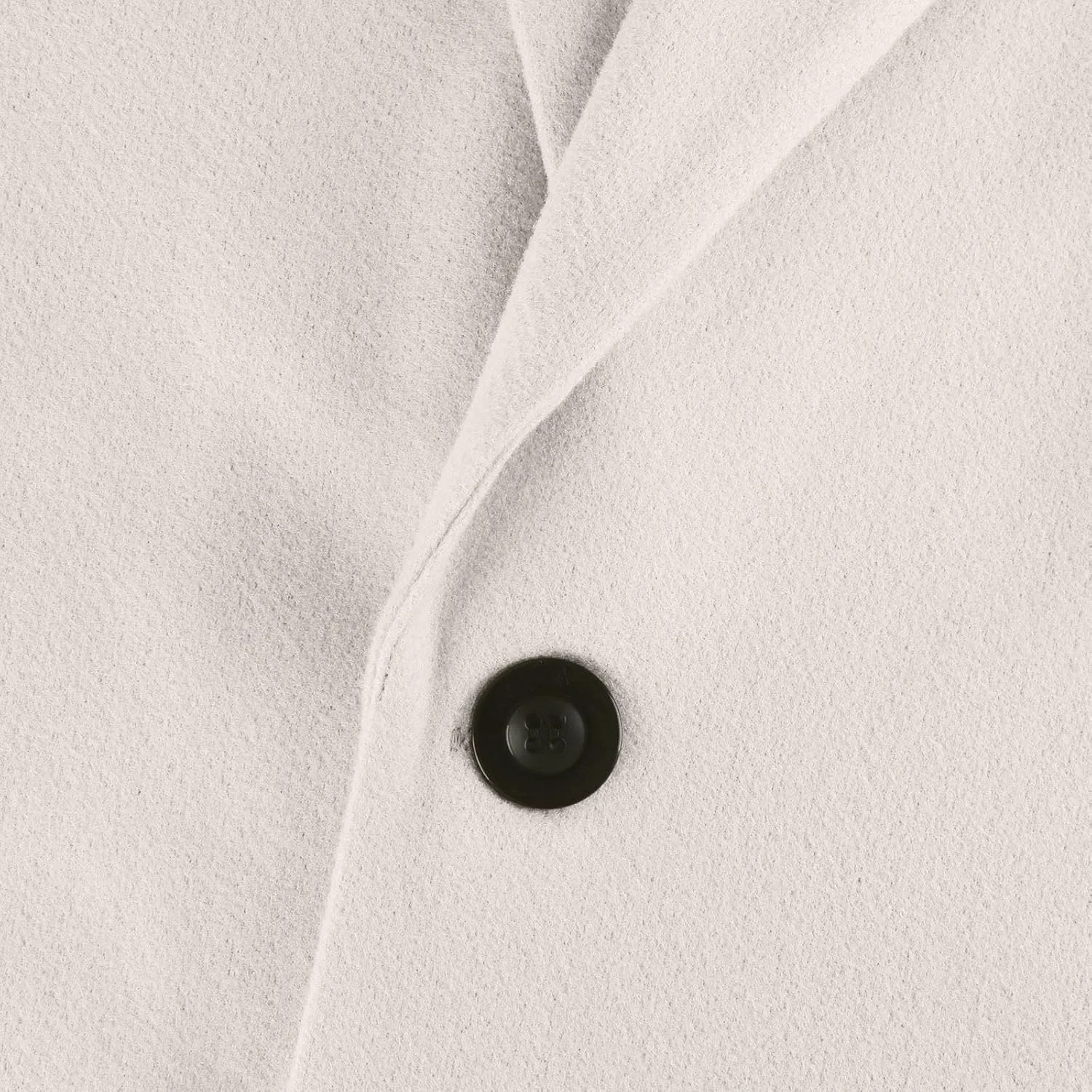 Pea Coats for Women Trendy Lapel Neck 3/4 Sleeve Button Coats Winter Double Breasted Wool Coats with Pockets