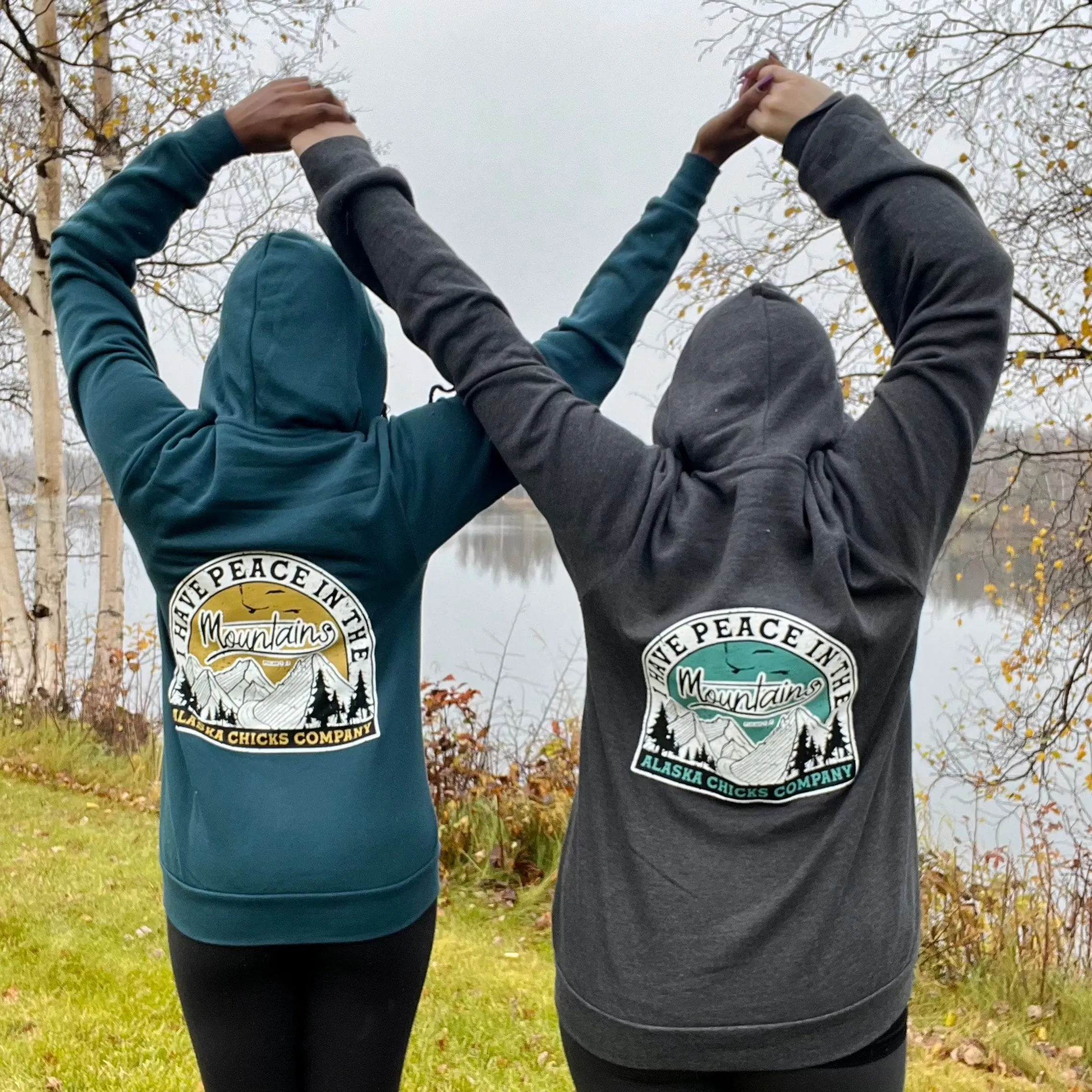 Peace In The Mountains Zip-Up Hoodie