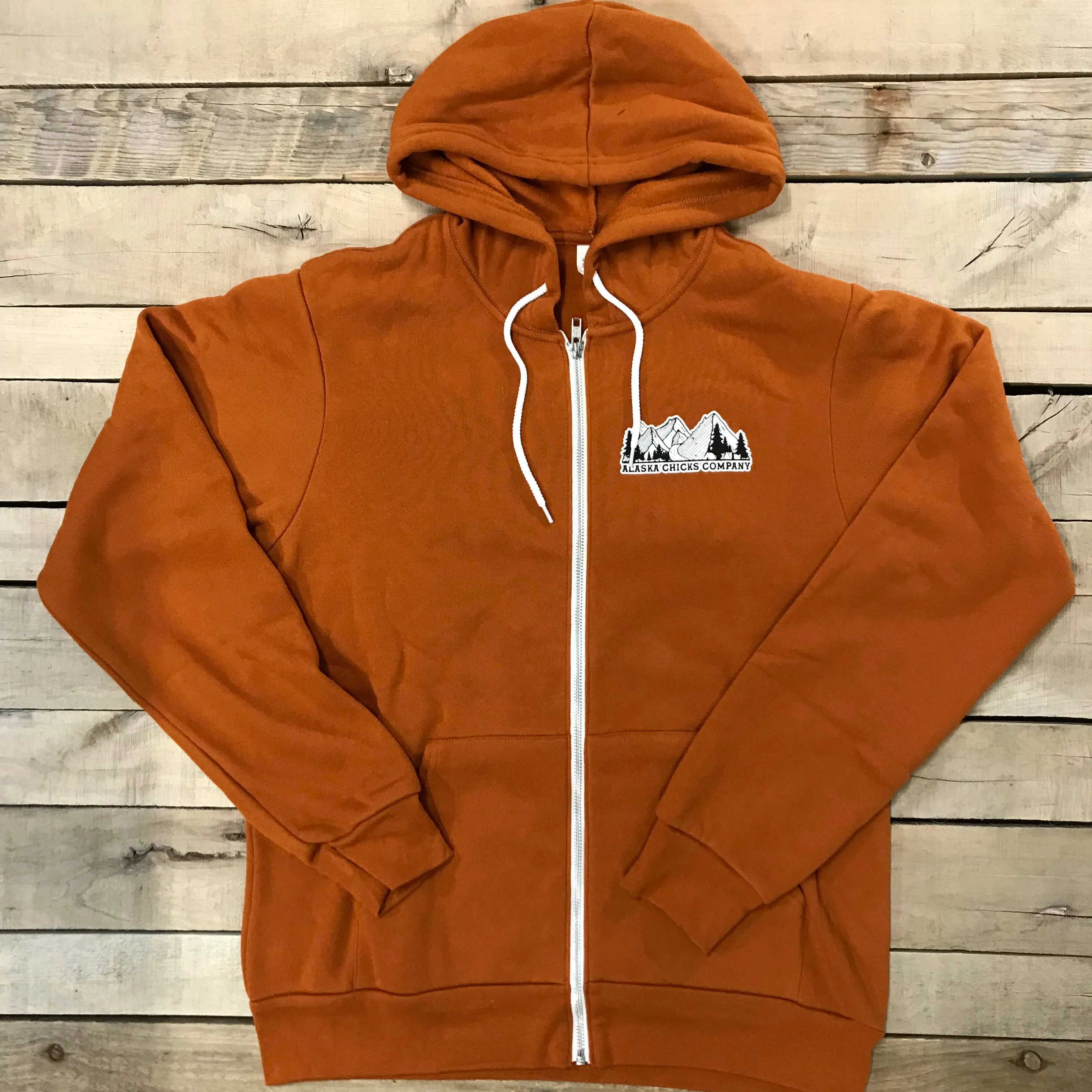 Peace In The Mountains Zip-Up Hoodie
