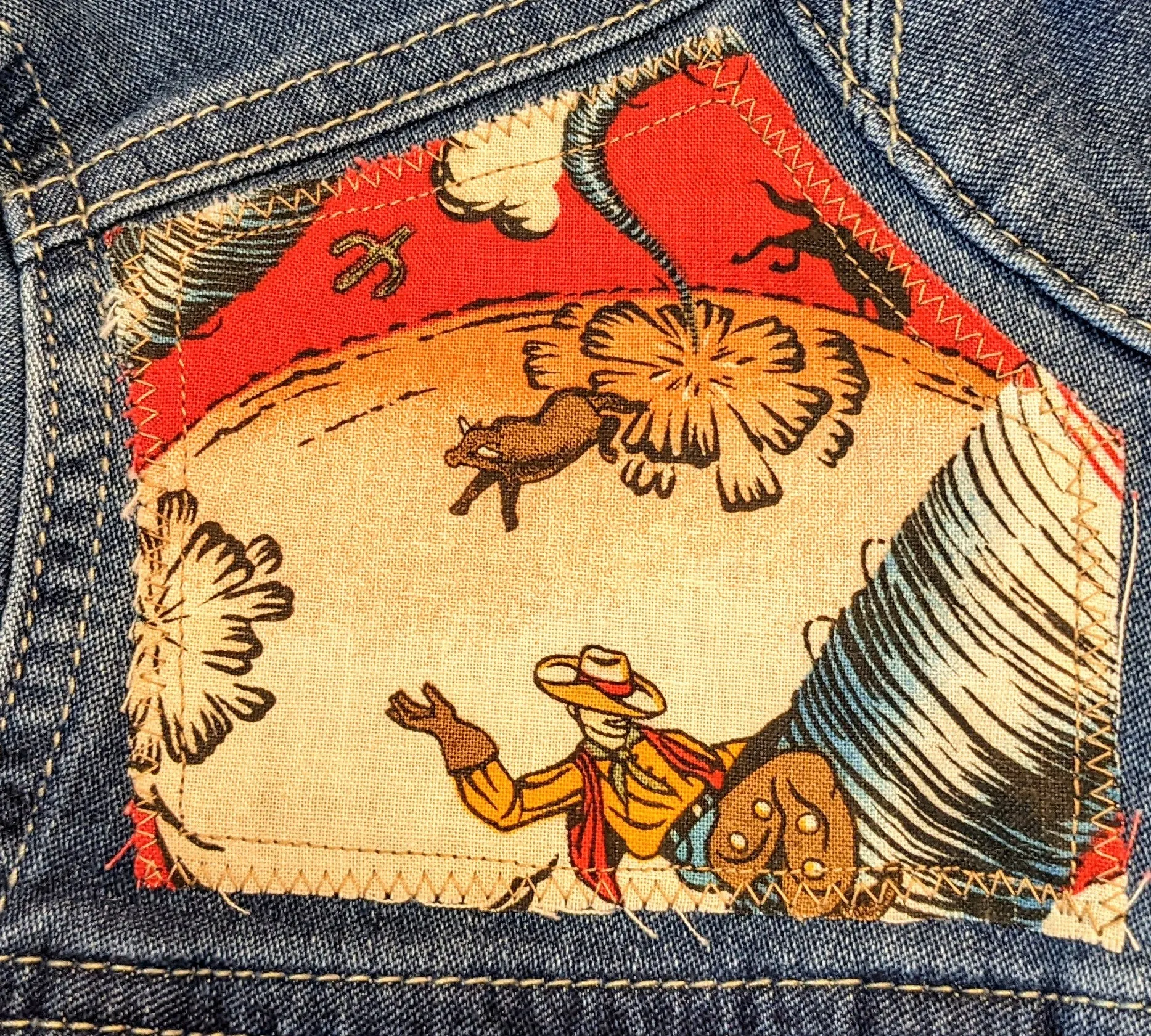 Pecos Twister | Big Kids Jean Jacket 7/8-12/14