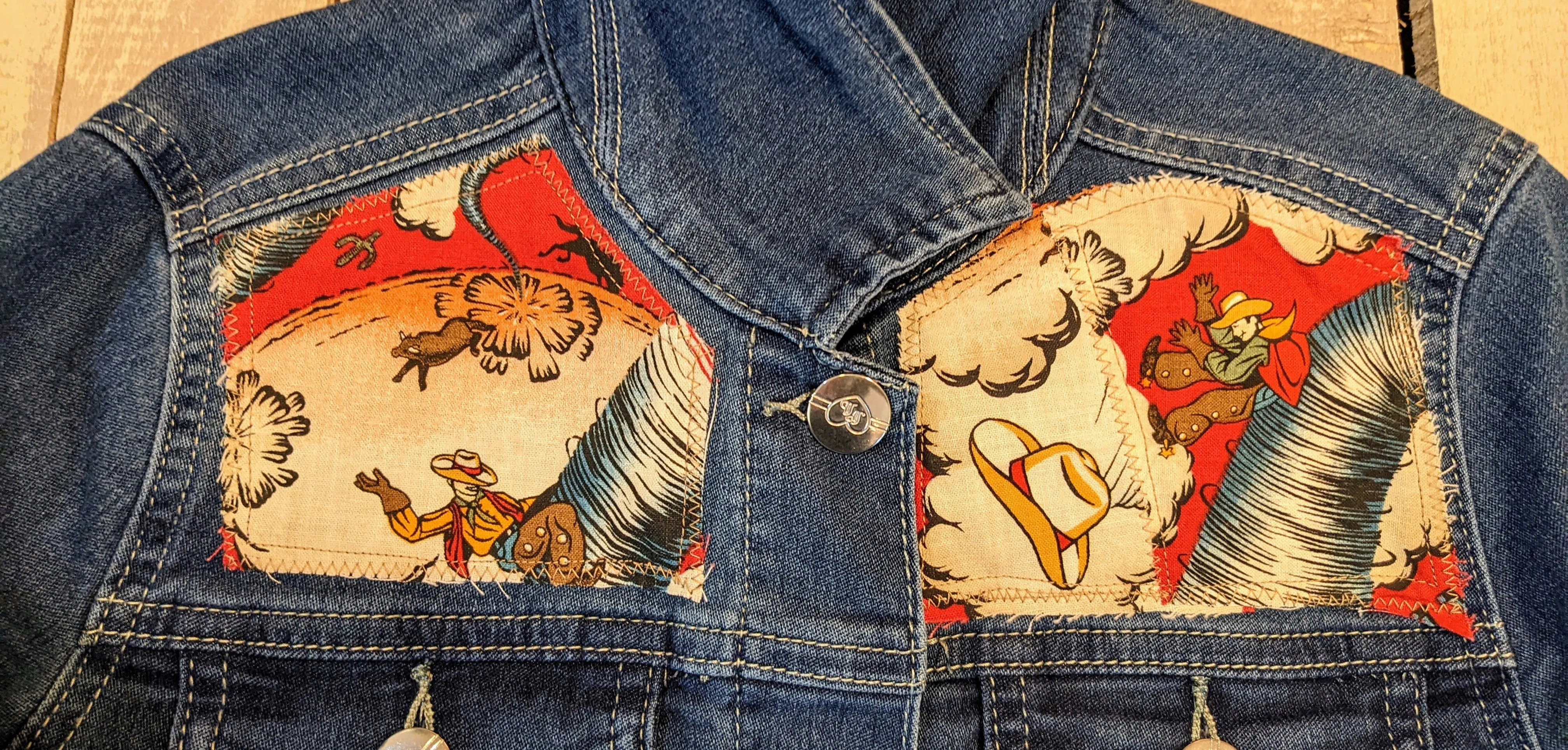 Pecos Twister | Big Kids Jean Jacket 7/8-12/14