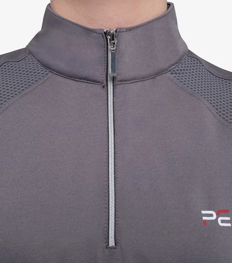 PEI Remisa Girls Technical Riding Shirt (Grey)