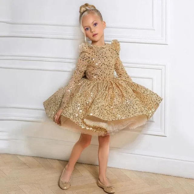 Perspective Back Flower Girl Dress