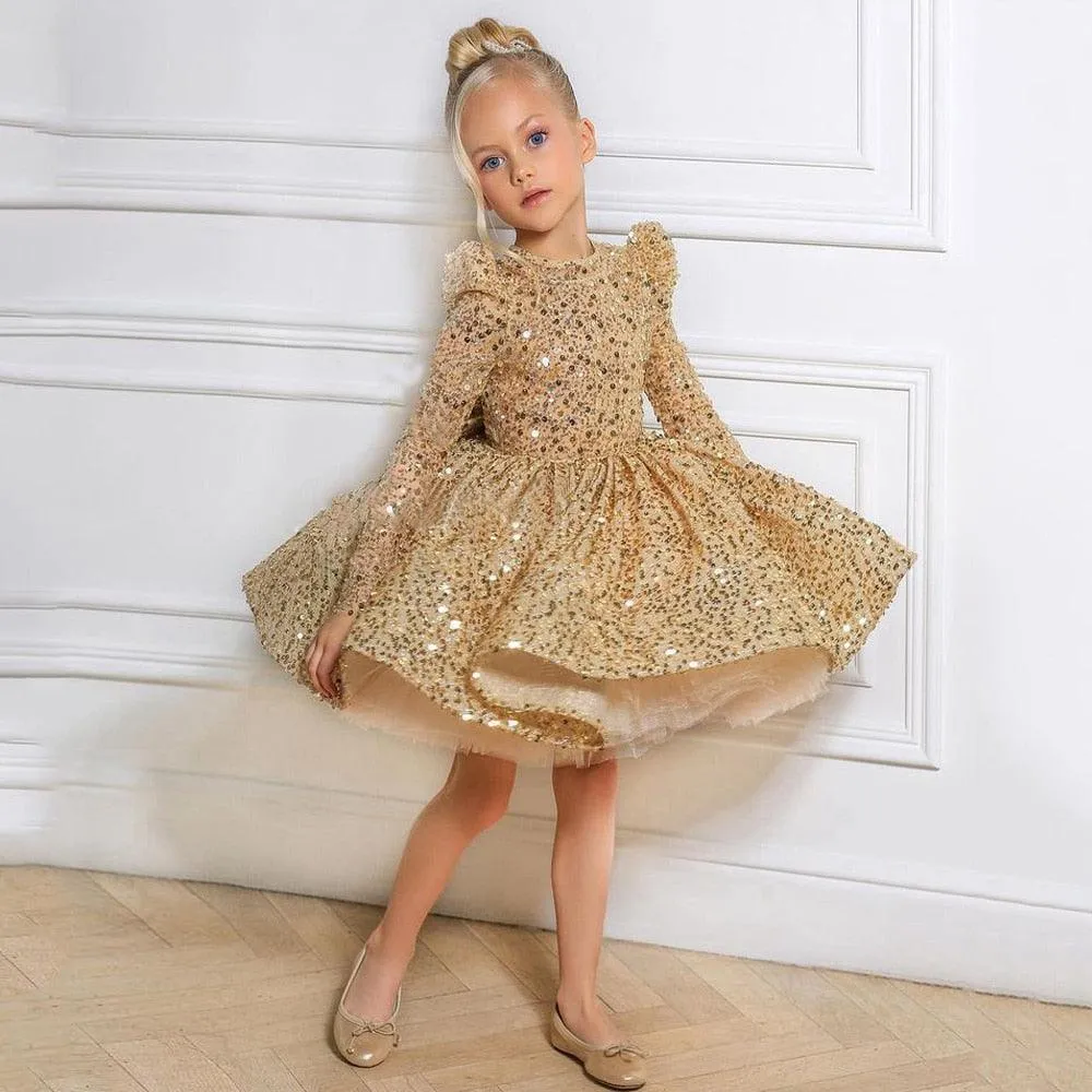 Perspective Back Flower Girl Dress