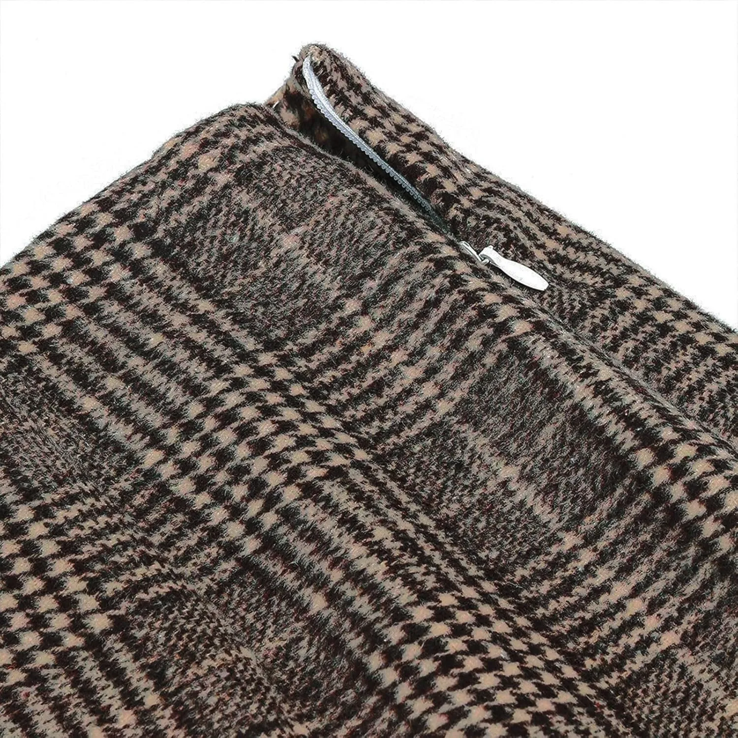 Plaid Mini Skirts for Women Skirts High Waisted Short Sweater Skirt Dress A Line Knee Length Pencil Skirt
