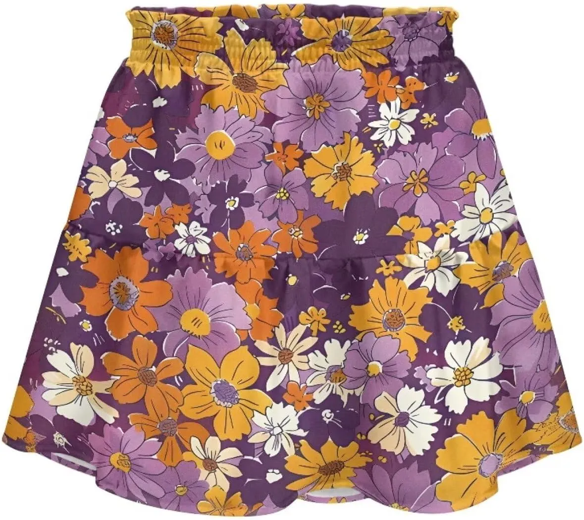 Pleated Skirts for Women Layered Pleated Skater Skirt for Women