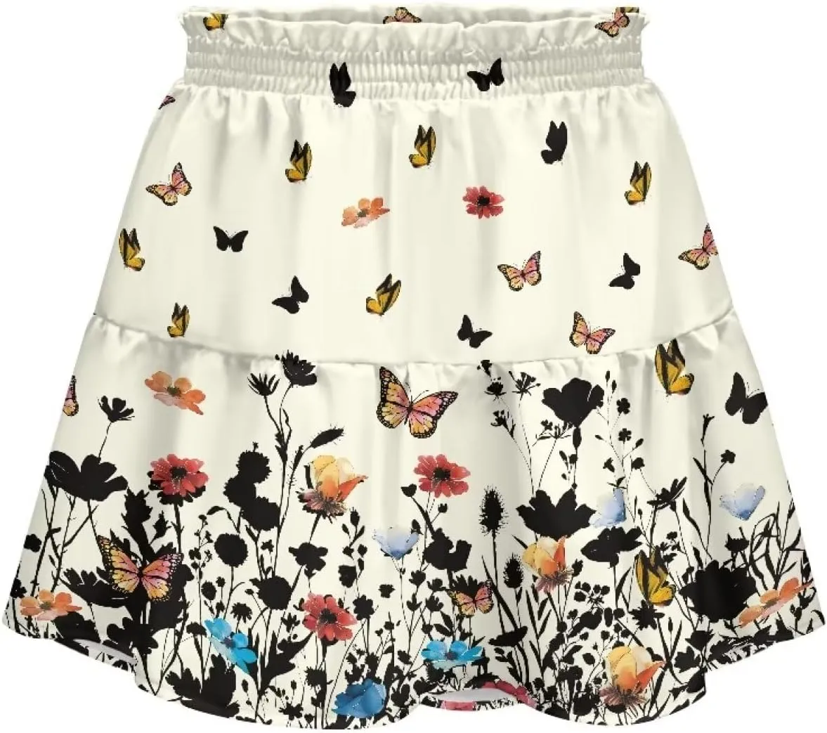 Pleated Skirts for Women Layered Pleated Skater Skirt for Women