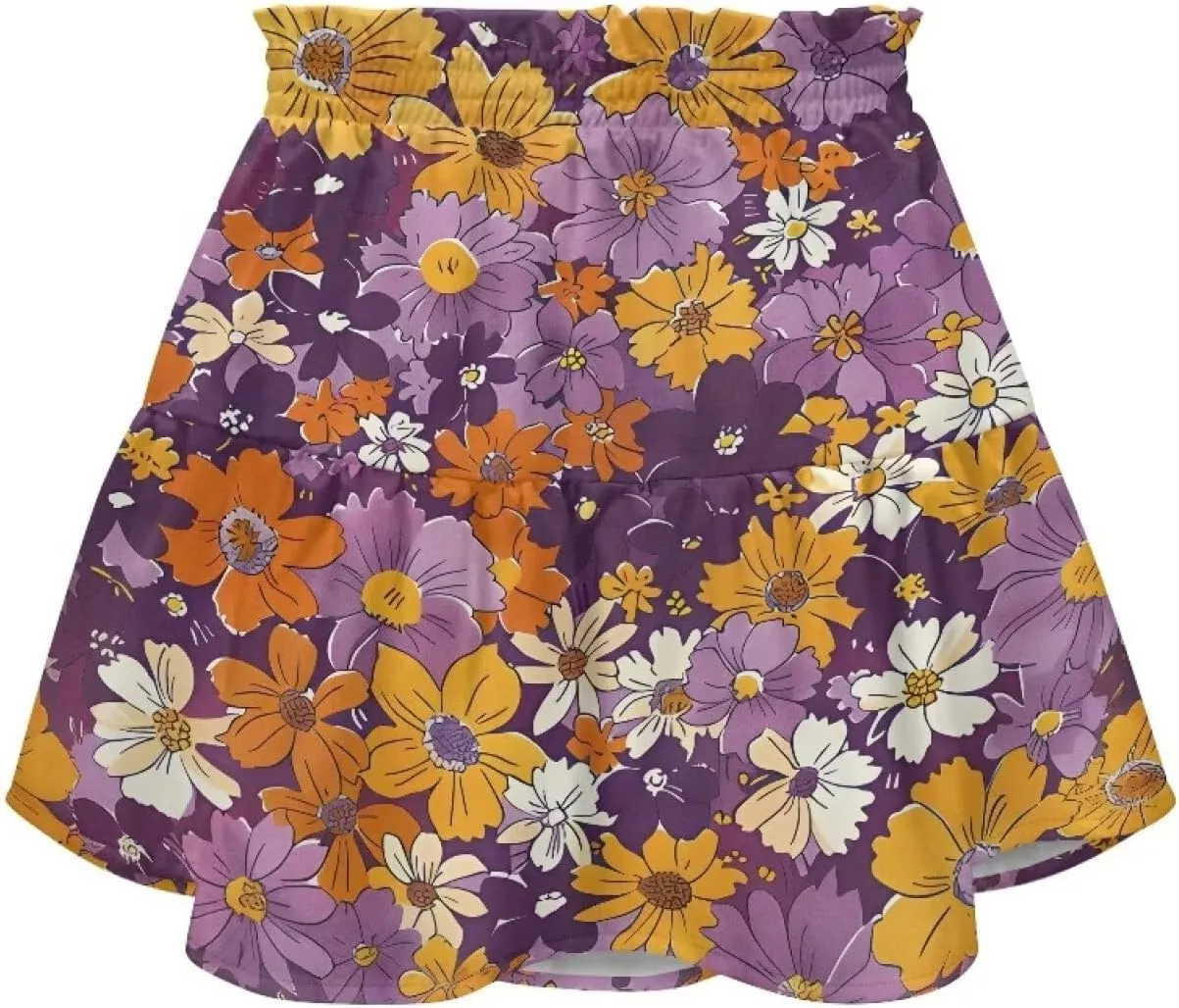 Pleated Skirts for Women Layered Pleated Skater Skirt for Women