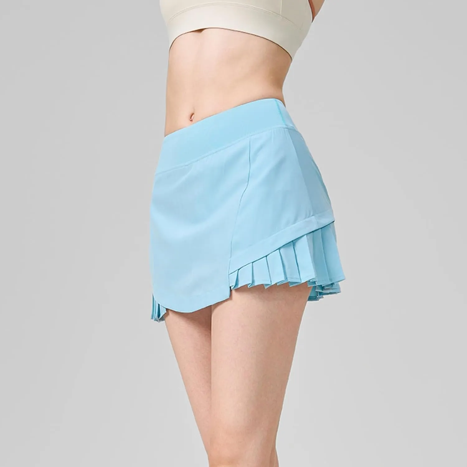 Pleated Tennis Skirts for Women, Pleated Athletic Skirts with Pocket Lightweight High Waisted Golf Skirt