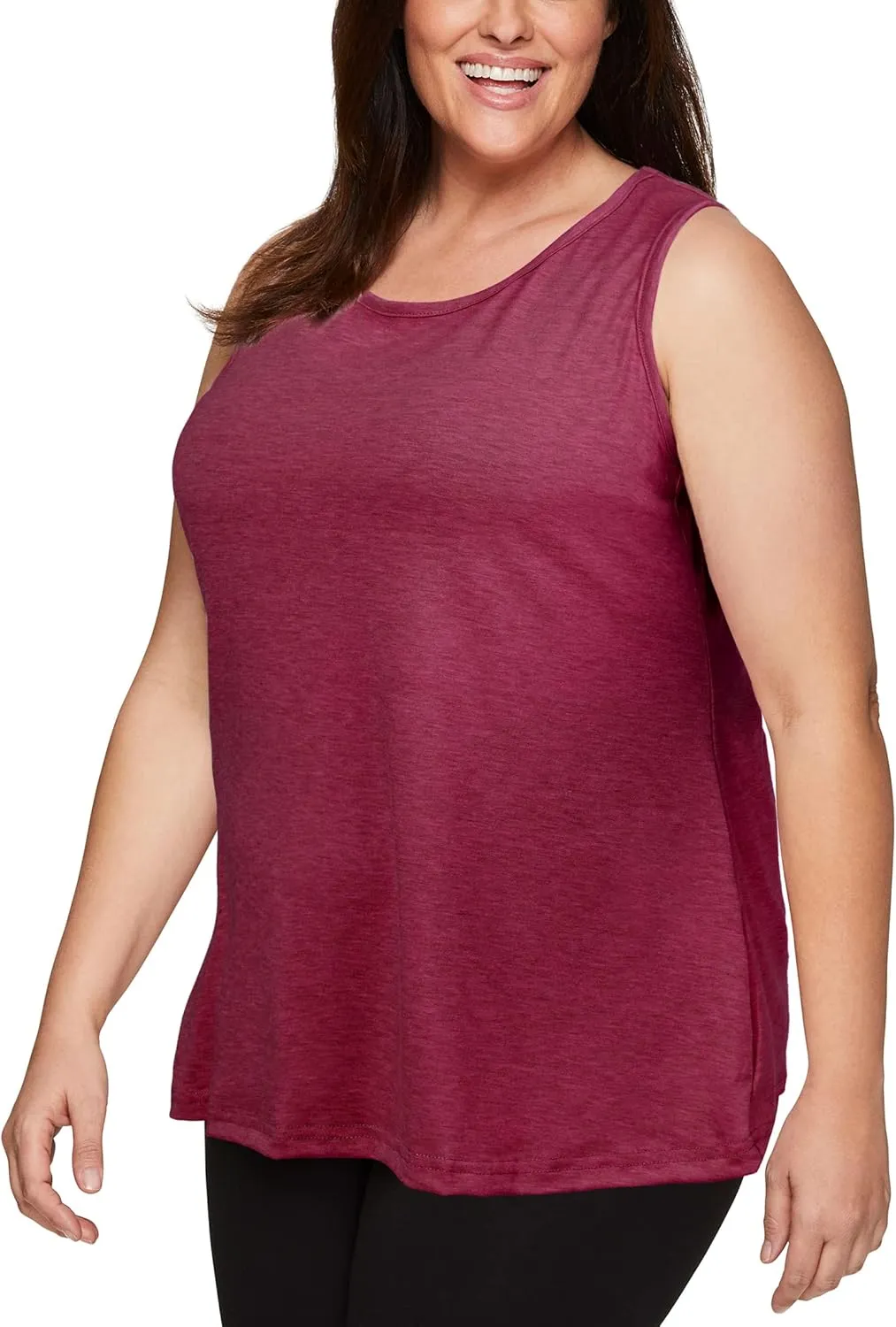 Plus Size Tank Tops for Women Summer Sleeveless Workout Tank Tops Scoop Necklines T-Shirts Casual Loose