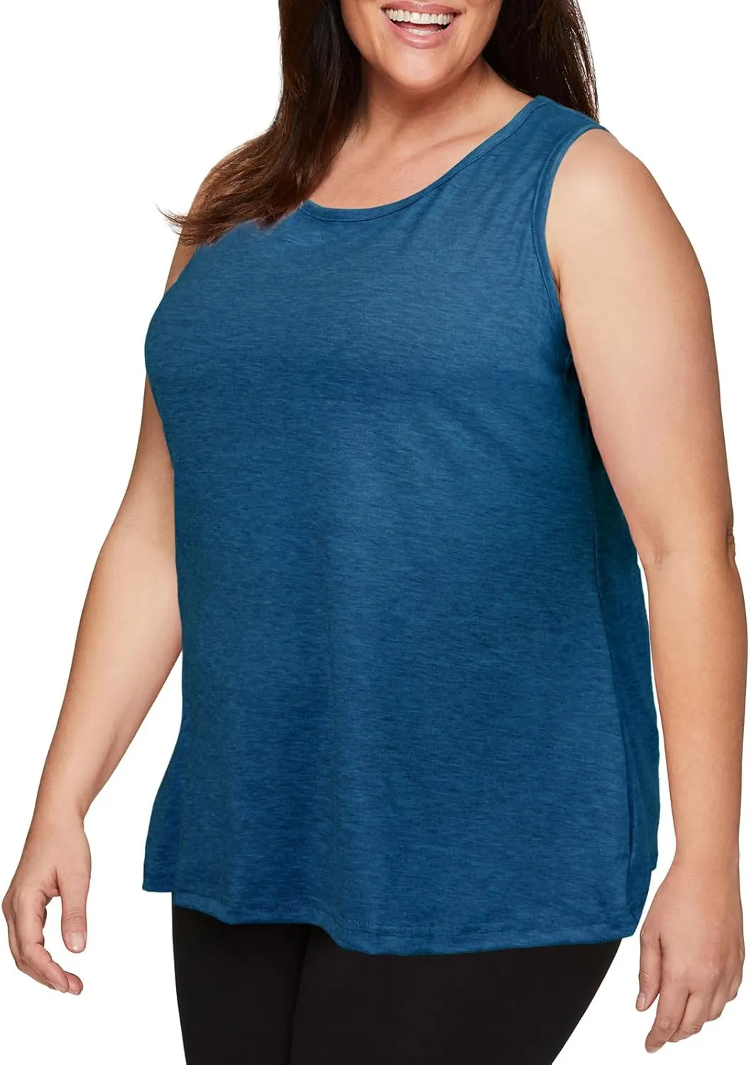 Plus Size Tank Tops for Women Summer Sleeveless Workout Tank Tops Scoop Necklines T-Shirts Casual Loose
