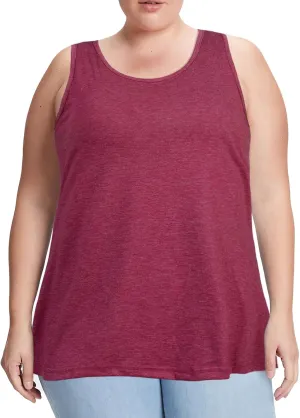 Plus Size Tank Tops for Women Summer Sleeveless Workout Tank Tops Scoop Necklines T-Shirts Casual Loose