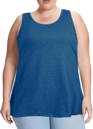 Plus Size Tank Tops for Women Summer Sleeveless Workout Tank Tops Scoop Necklines T-Shirts Casual Loose