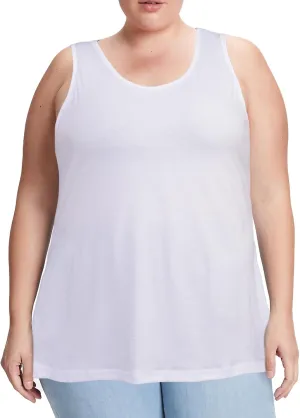 Plus Size Tank Tops for Women Summer Sleeveless Workout Tank Tops Scoop Necklines T-Shirts Casual Loose