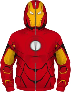 Plustrong Kids Boys Teen Full Zip Up Hoodie Halloween Cosplay Sweatshirts Jackets Costumes for Boys