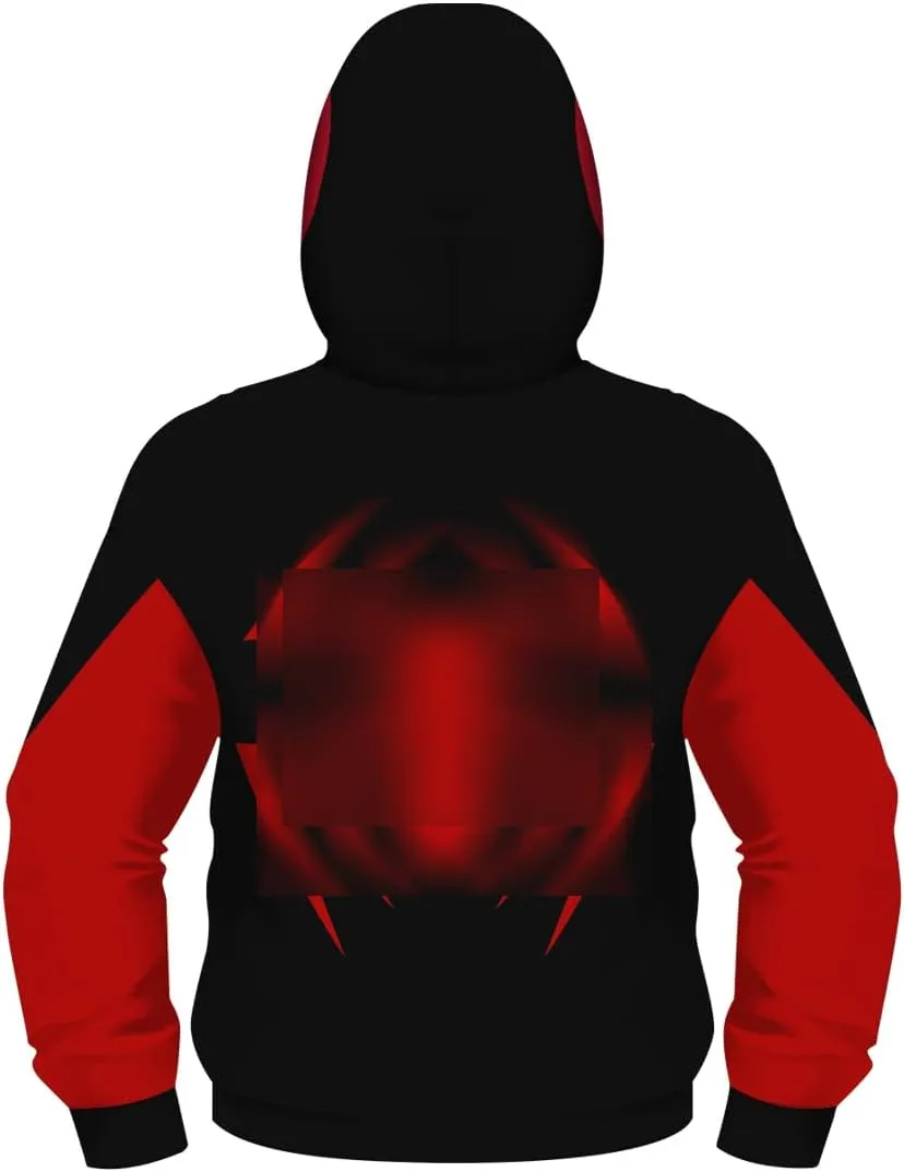 Plustrong Kids Boys Teen Full Zip Up Hoodie Halloween Cosplay Sweatshirts Jackets Costumes for Boys