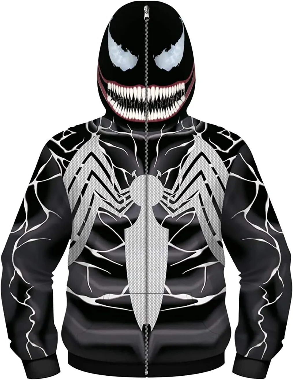 Plustrong Kids Boys Teen Full Zip Up Hoodie Halloween Cosplay Sweatshirts Jackets Costumes for Boys