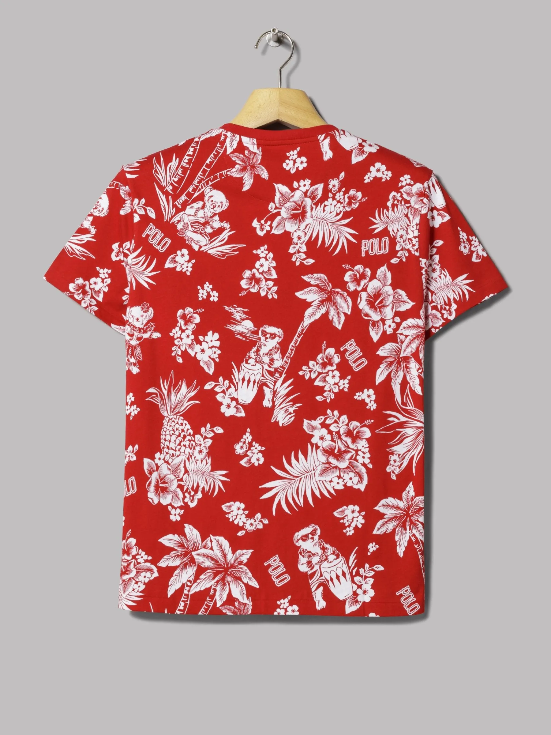 Polo Ralph Lauren Short Sleeved T-Shirt (Bearwaiian Red)