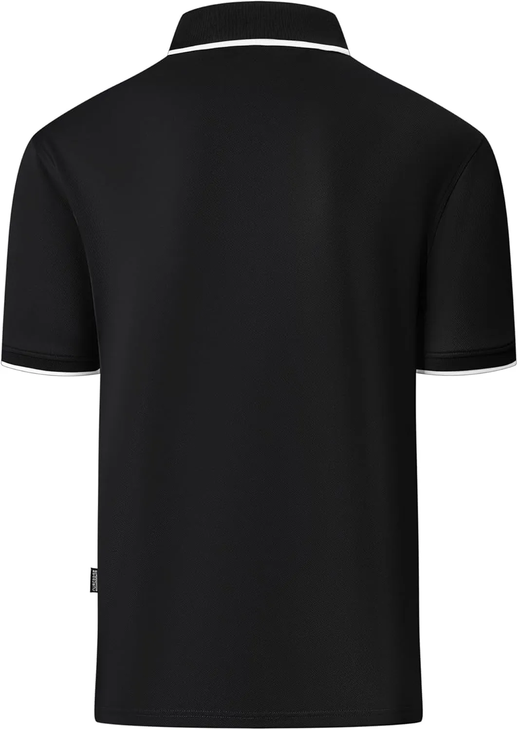 Polo Shirts for Men Zipper Moisture Wicking Golf Shirts Short Sleeve Casual Quarter Zip Polo T Shirt
