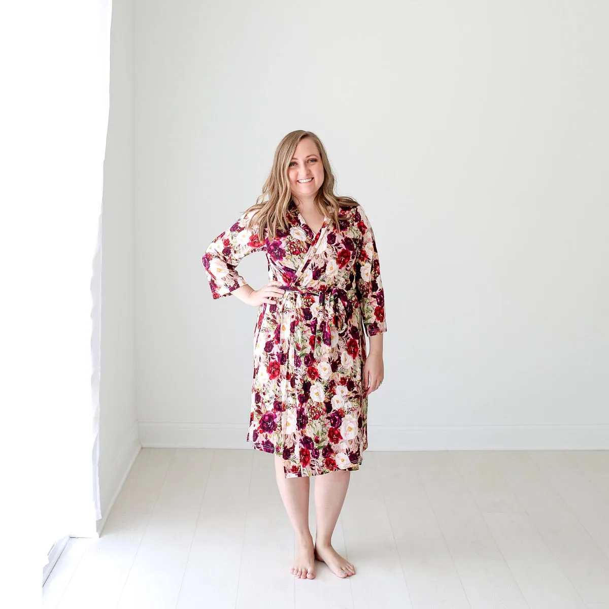 Posh Peanut Gracie Floral Mommy Robe