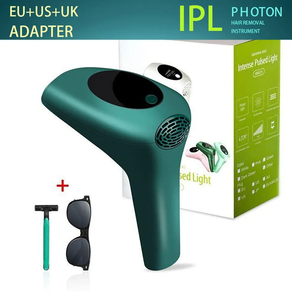 Professional Permanent Laser Hair Removal, Epilator Flash LCD Display, IPL Laser Hair Removal Machine